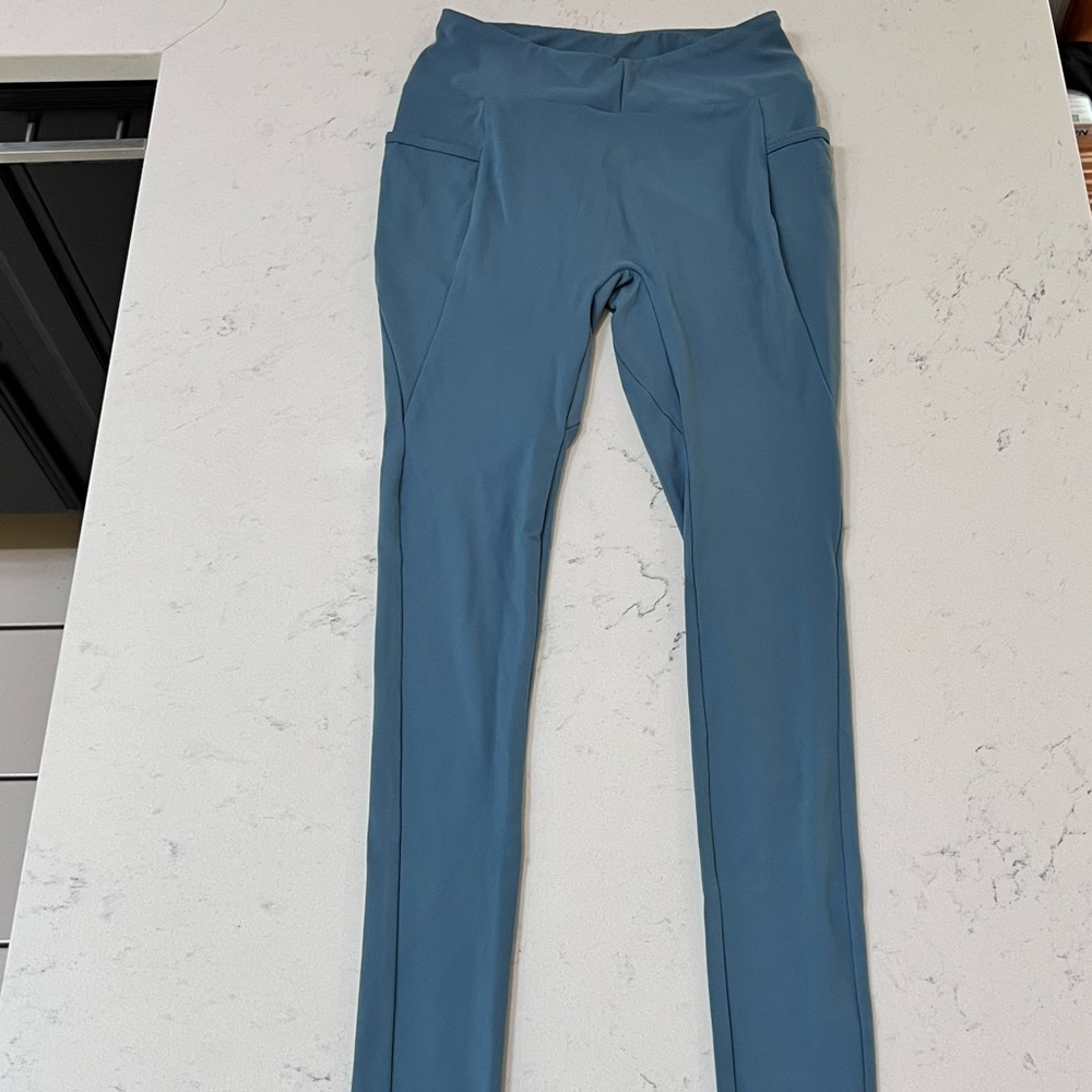 Gymshark Sculpt Leggings (Smokey Teal) - Picture 2 of 8